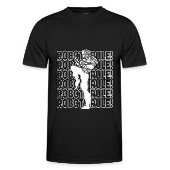 Robotique Ai Robot - T-shirt sport Homme - noir - Devant - AI Model Male 178 dark (178cm)