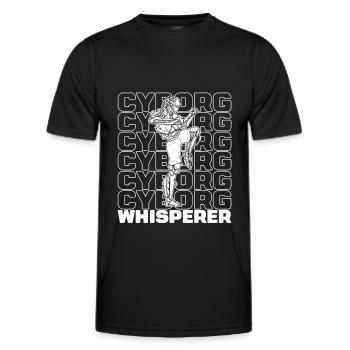 Robotique Ai Robot Cyborg - T-shirt sport Homme - noir - Devant - AI Model Male 178 dark (178cm)