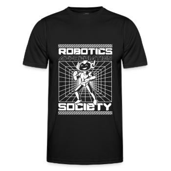 Robotique Ai Robot - T-shirt sport Homme - noir - Devant - AI Model Male 178 dark (178cm)