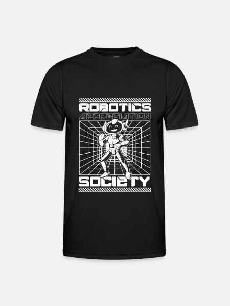 Robotics Ai Robot - Men's Functional T-Shirt - black