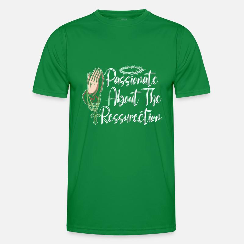 Christ Christentum Auferstehung Männer Funktions-T-Shirt