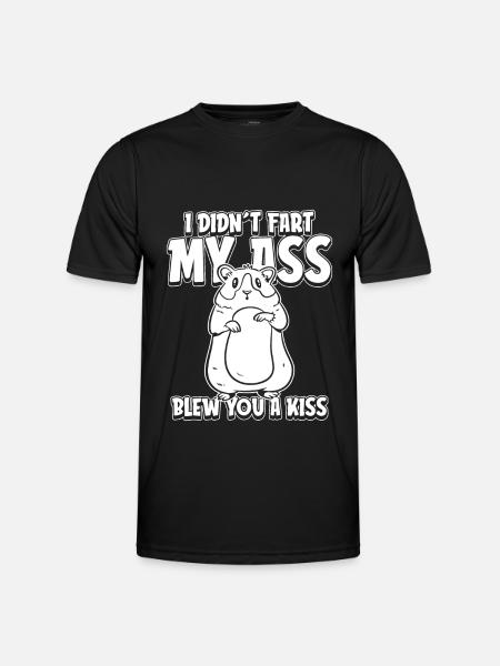 Cochon d’Inde cochon d’Inde drôle - T-shirt sport Homme - noir