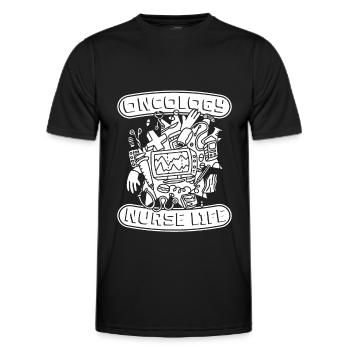 Krankenschwester Onkologische Krankenschwester - Männer Funktions-T-Shirt - Schwarz - Vorne - AI Model Male 178 dark (178cm)
