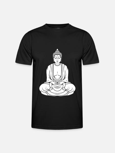 Buddha Buddhist - Men's Functional T-Shirt - black
