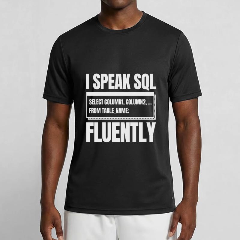 Developer Coder Programmer Sql Men's Functional T-Shirt