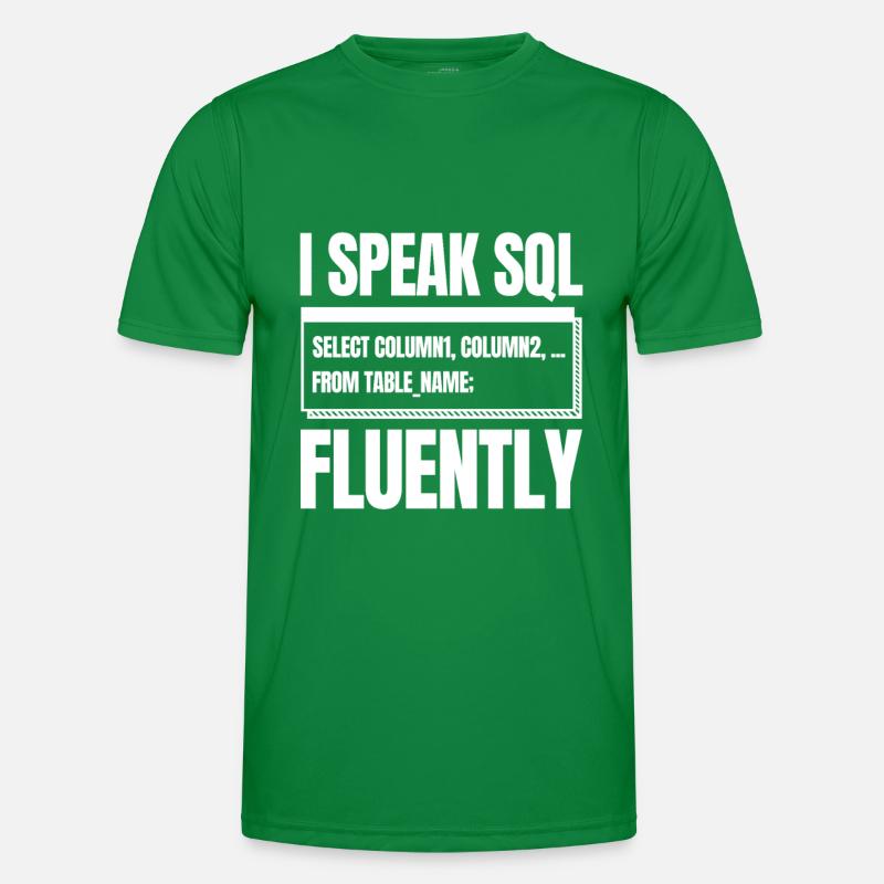 Développeur Codeur Programmeur SQL T-shirt sport Homme