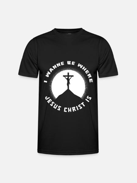 Christ Christianity - Men's Functional T-Shirt - black