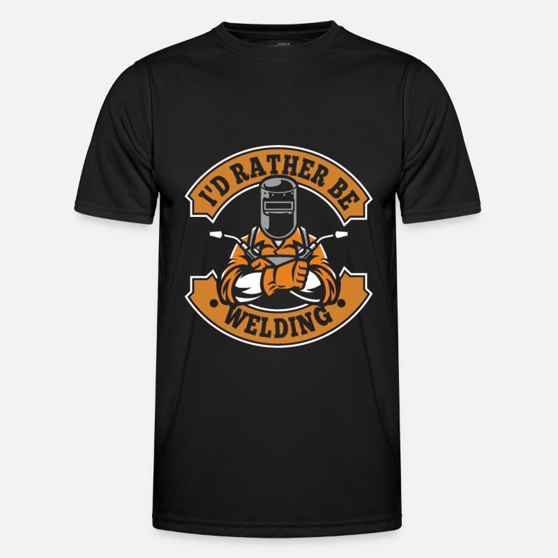Welder locksmith funny - Men's Functional T-Shirt - black
