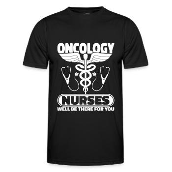 Krankenschwester Onkologische Krankenschwester - Männer Funktions-T-Shirt - Schwarz - Vorne - AI Model Male 178 dark (178cm)