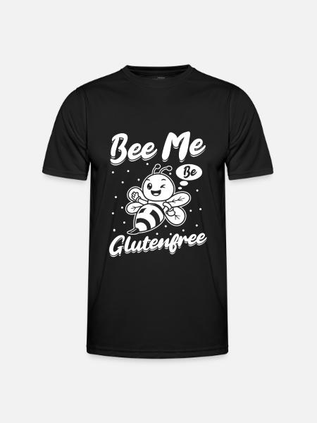 Gluten-free Funny - Men's Functional T-Shirt - black