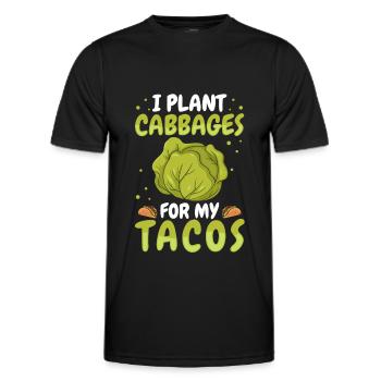 Hobbygärtner Garten Kohl - Männer Funktions-T-Shirt - Schwarz - Vorne - AI Model Male 178 dark (178cm)