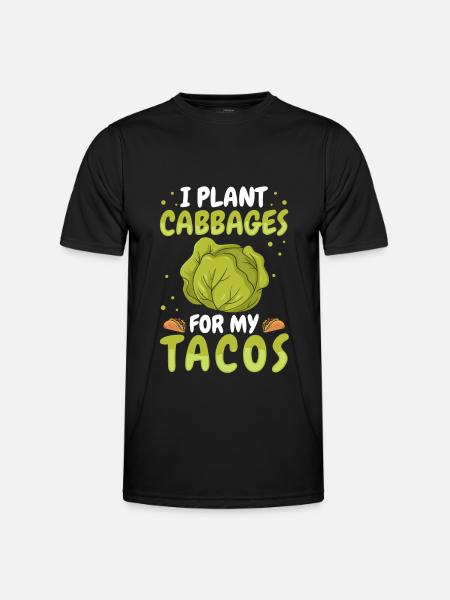 Hobbygärtner Garten Kohl - Männer Funktions-T-Shirt - Schwarz