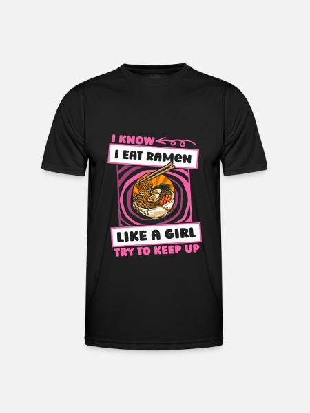 Ramen Funny - Men's Functional T-Shirt - black
