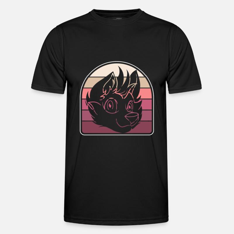 Furry Fandom Fursuits Cool - Men's Functional T-Shirt - black