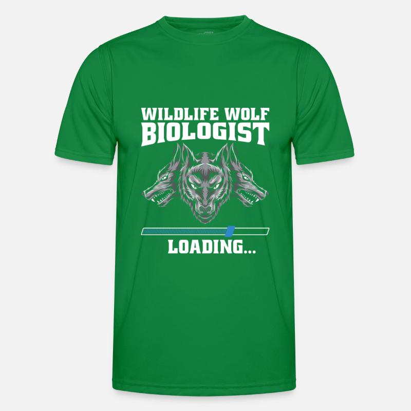 Wolf Biologist Men's Functional T-Shirt