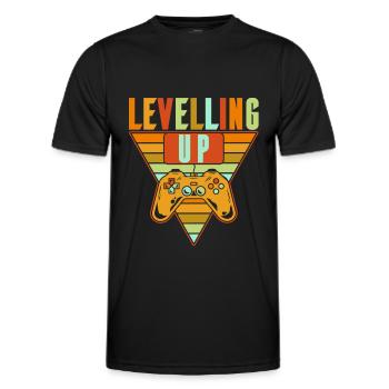 Améliorer le jeu des joueurs - T-shirt sport Homme - noir - Devant - AI Model Male 178 dark (178cm)