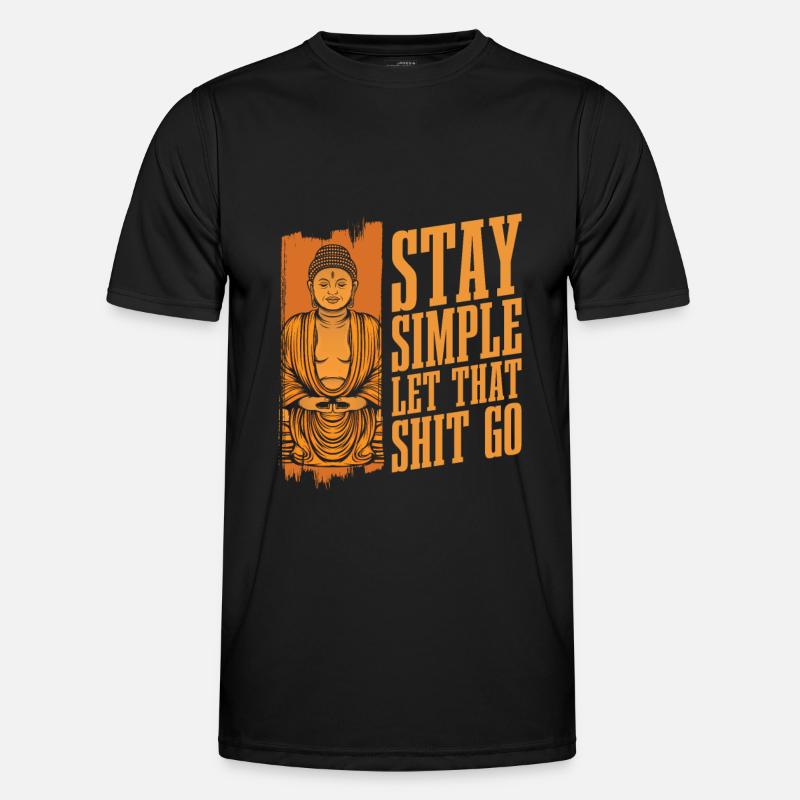 Buddha Buddhist Funny Men's Functional T-Shirt