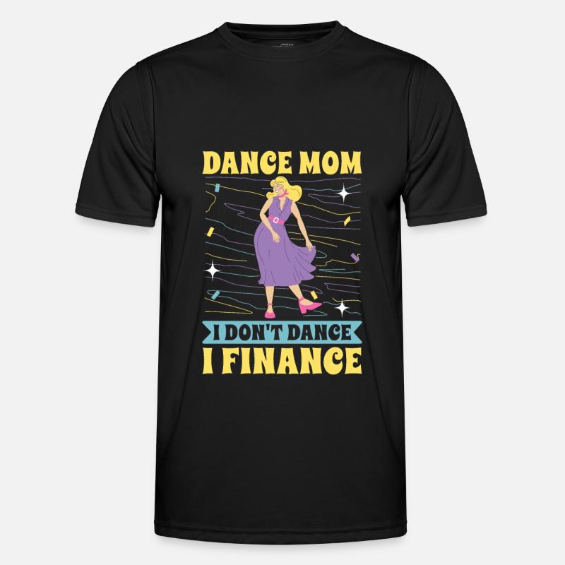 Mom Mutter Mutter Tanz Mutter - Männer Funktions-T-Shirt - Schwarz
