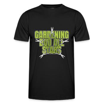 Amateur gardener Garden Father Horticultural Father - Men's Functional T-Shirt - black - Front - AI Model Male 178 dark (178cm)