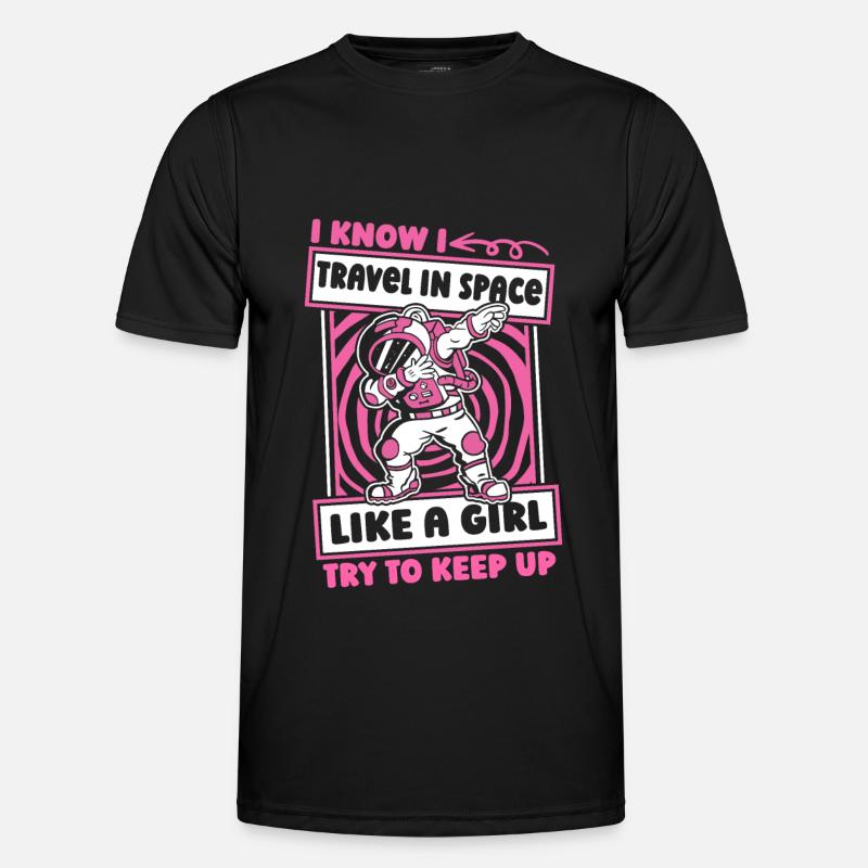 Astronaut Raumfahrer Kosmonaut Mädchen Männer Funktions-T-Shirt