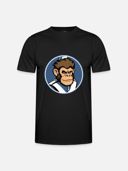 Fan Parade Parade Monkey - Men's Functional T-Shirt - black