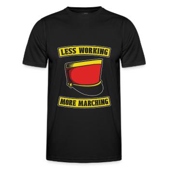 Fanfahrzug Spielmannzug Witzig - T-shirt sport Homme - noir - Devant - AI Model Male 178 dark (178cm)