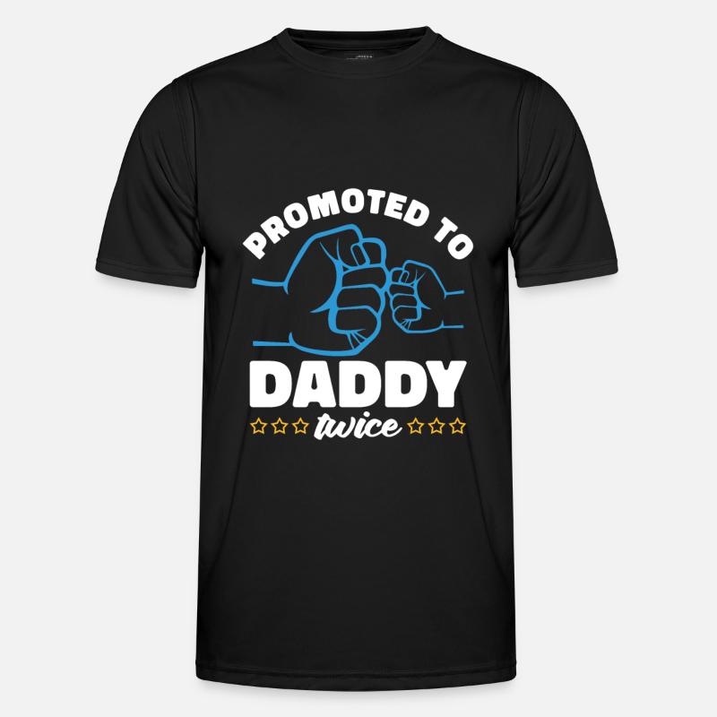 Twin Daddy Twins Daddy - Men's Functional T-Shirt - black
