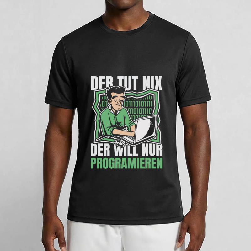 Entwickler Coder Programmierer Computer Männer Funktions-T-Shirt