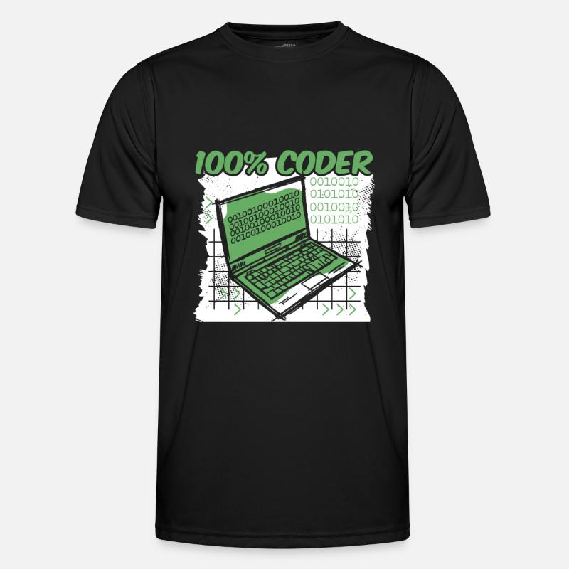 Developer Coder Programmer Men's Functional T-Shirt