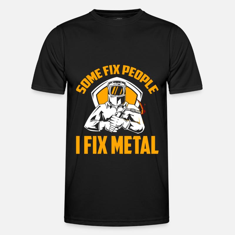 Welder Locksmith Funny - Men's Functional T-Shirt - black