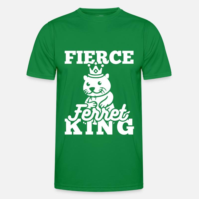 Frettchen Iltis Männer Funktions-T-Shirt