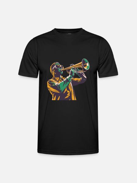 Fan train marching band - Men's Functional T-Shirt - black