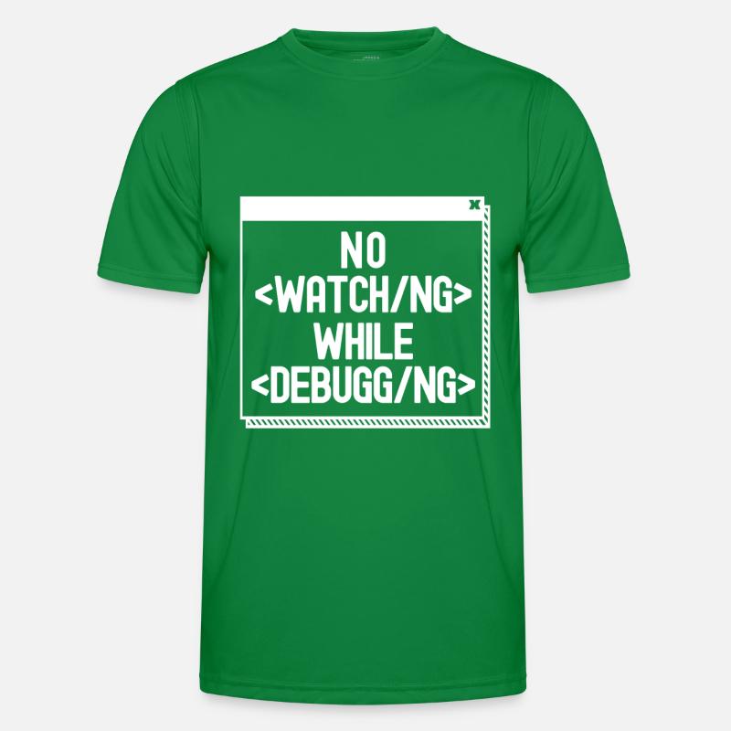 Entwickler Coder Programmierer Männer Funktions-T-Shirt