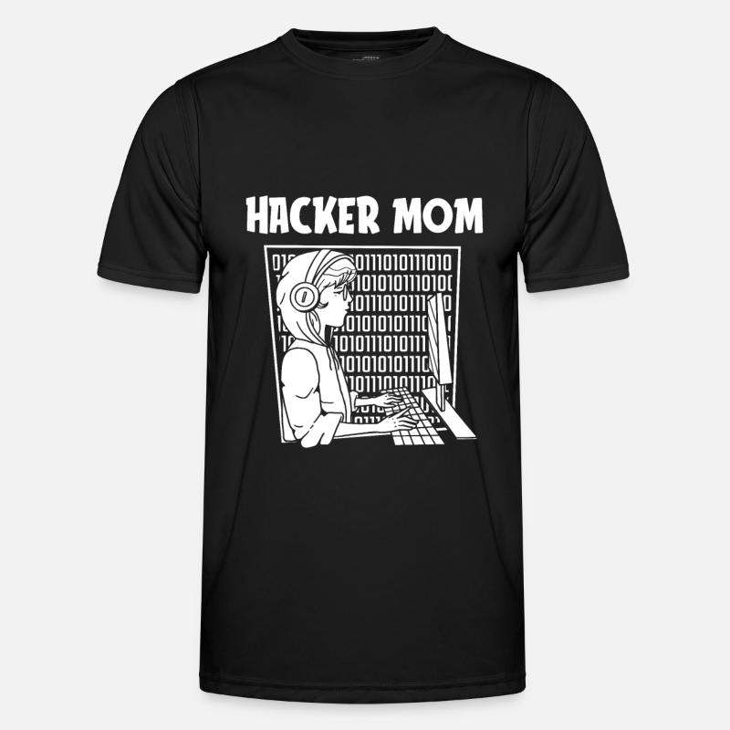 Entwickler Coder Programmierer - Männer Funktions-T-Shirt - Schwarz