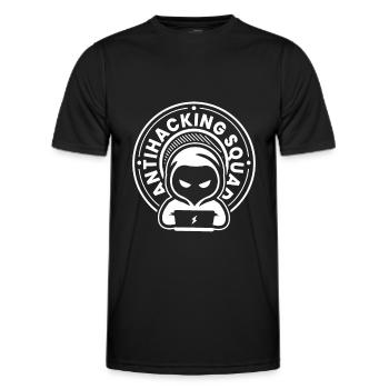 Developer, Coder, Programmer, Hack - Men's Functional T-Shirt - black - Front - AI Model Male 178 dark (178cm)