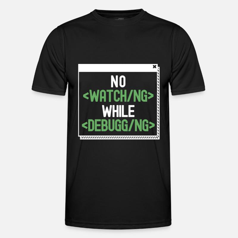 Développeur Coder Programmeur Humour - T-shirt sport Homme - noir