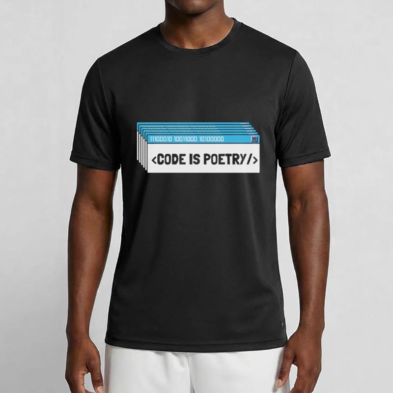 Developer Coder Programmer Poetry Men's Functional T-Shirt