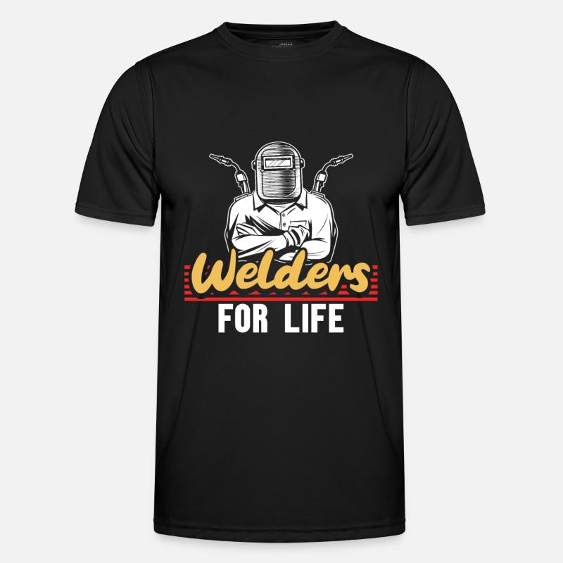 Welder Locksmith Retired welder - Men's Functional T-Shirt - black
