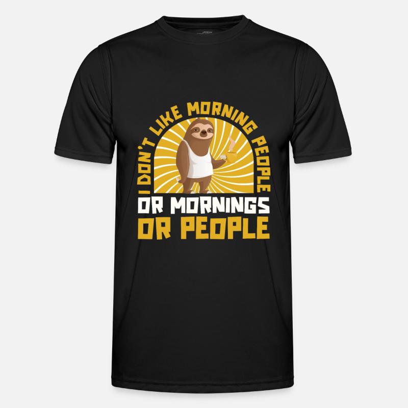 Faultier Witzig Männer Funktions-T-Shirt