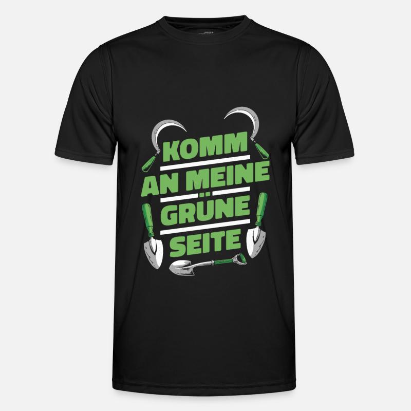 Hobbygärtner Garten Sichel Männer Funktions-T-Shirt