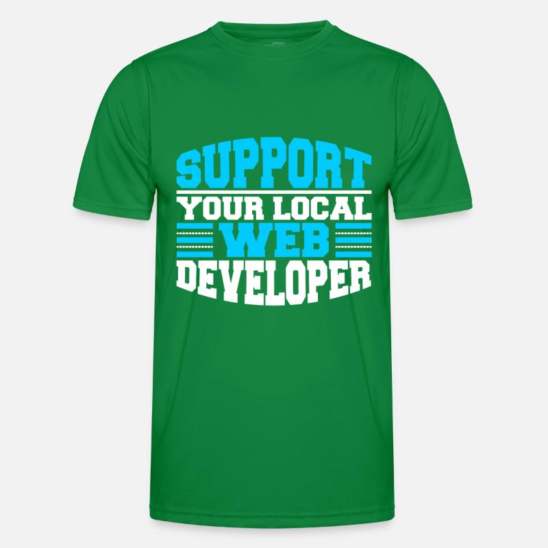 Web Developer Web Developer Support Men's Functional T-Shirt