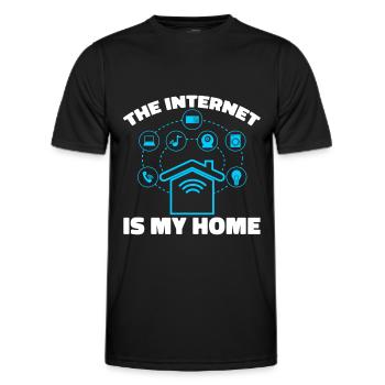 Web Entwickler Webdeveloper Cool - Männer Funktions-T-Shirt - Schwarz - Vorne - AI Model Male 178 dark (178cm)