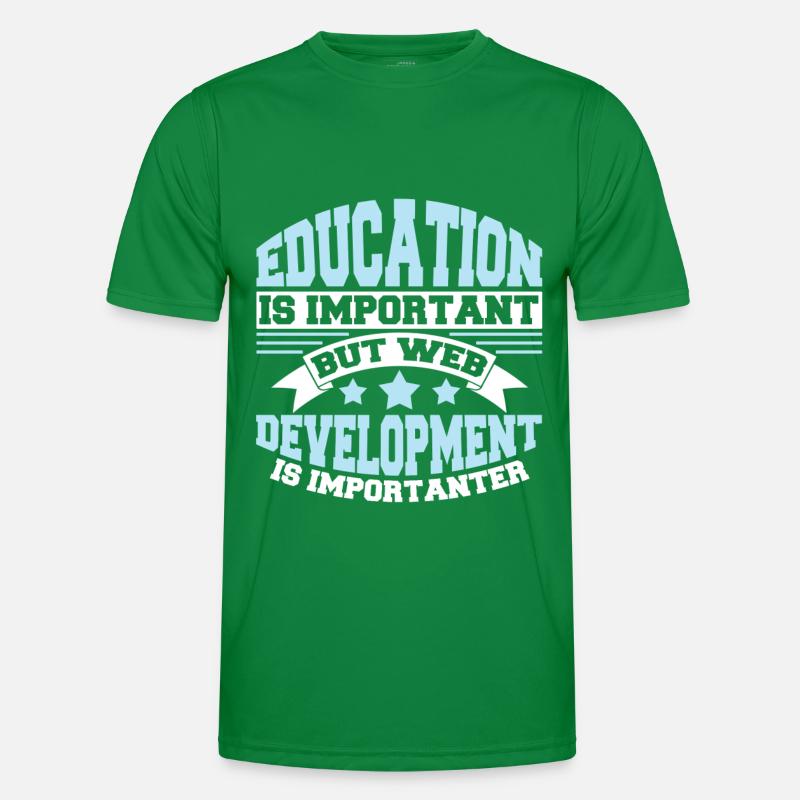 Web Entwickler Webdeveloper Lustig Männer Funktions-T-Shirt