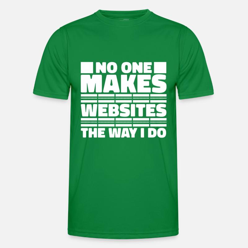 Web Entwickler Webdeveloper Witzig Männer Funktions-T-Shirt