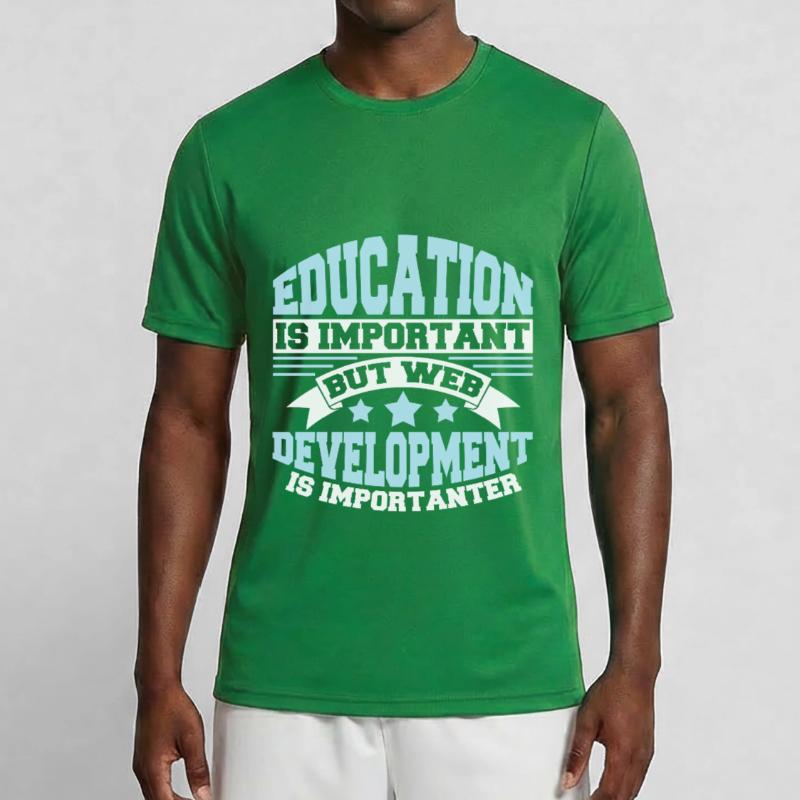 Web Developer Web Developer Funny Men's Functional T-Shirt