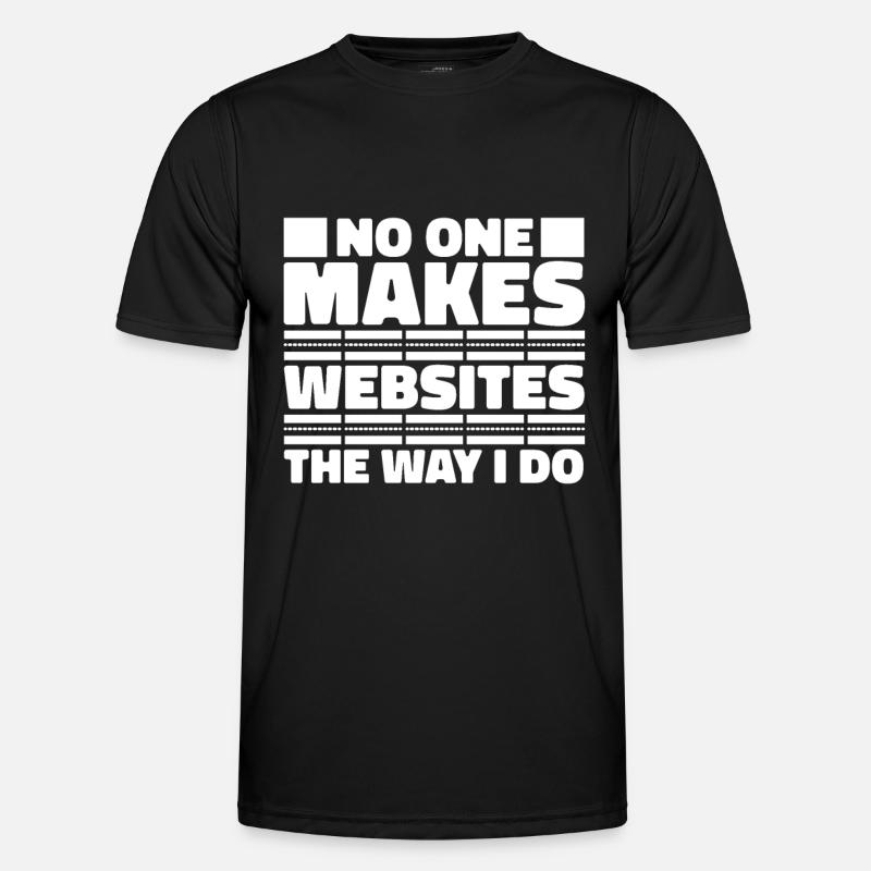 Web Developer Web Developer Funny - Men's Functional T-Shirt - black