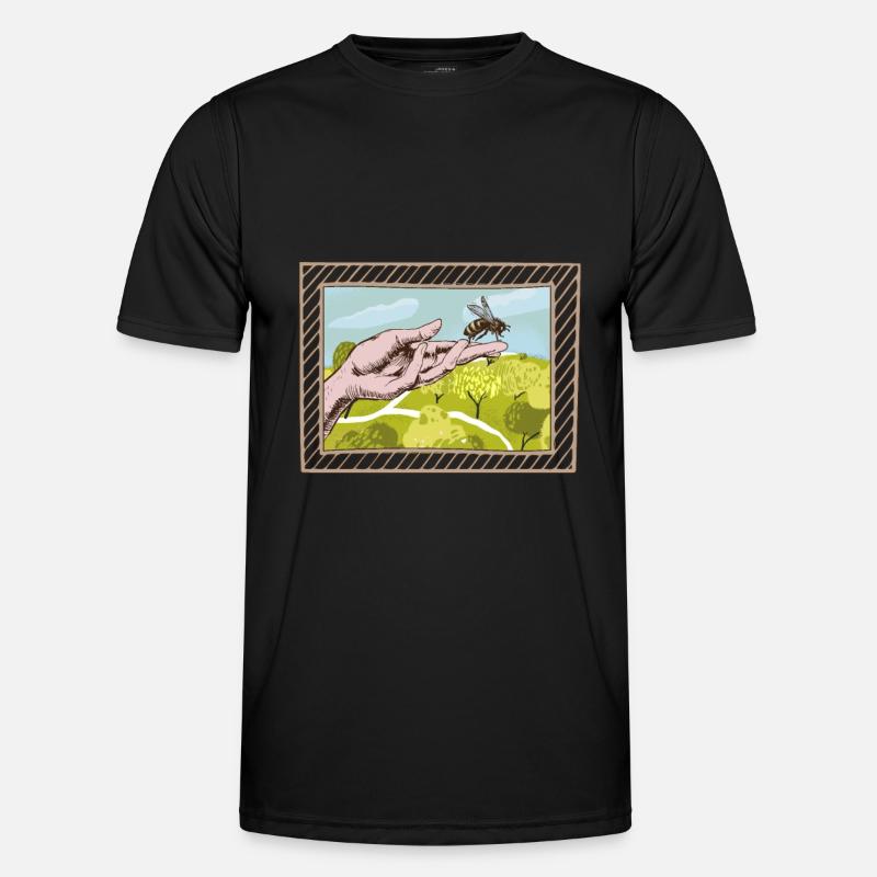 Imker Bienenzüchter Cool Männer Funktions-T-Shirt