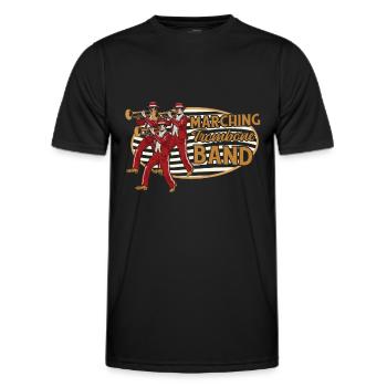 Brass Band Trombone Cool Brass Band Trombone - T-shirt sport Homme - noir - Devant - AI Model Male 178 dark (178cm)