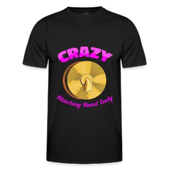 Fan Parade Minstrel Checkers - Men's Functional T-Shirt - black - Front - AI Model Male 178 dark (178cm)