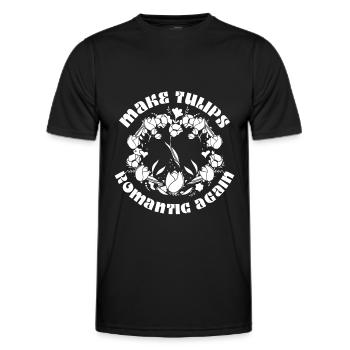 Tulipes Tulipes - T-shirt sport Homme - noir - Devant - AI Model Male 178 dark (178cm)